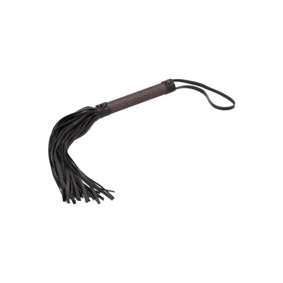 Flogger Titanium Grey – Durable BDSM Whip | Ouch! By Shots