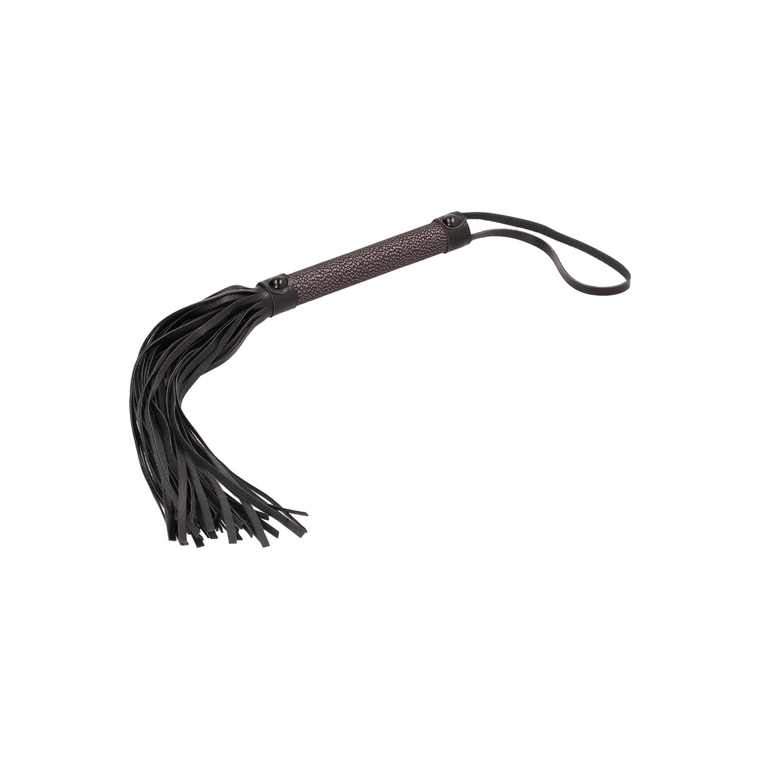 Flogger Titanium Grey – Durable BDSM Whip | Ouch! By Shots