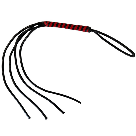 Prowler RED Heavy Duty Flogger | 14-Tail BDSM Whip 74cm