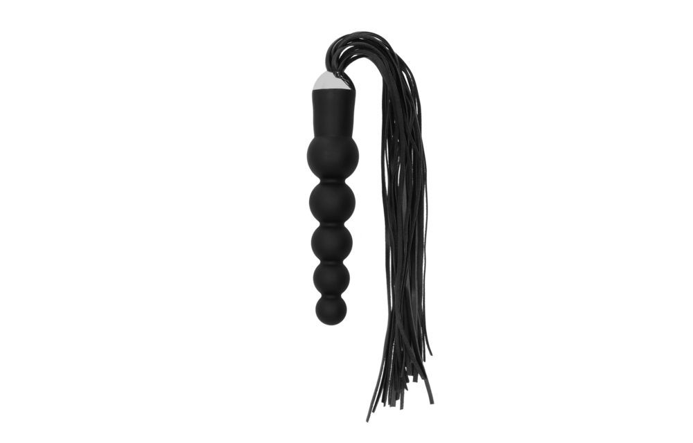 Whip with Curved Silicone Dildo