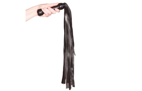 Prowler Red Flogger Zwart 66 Cm | Luxe Leren Bdsm Zweep