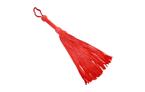 Prowler Red Suede Flogger Rot 85 cm | Luxuriöse BDSM-Peitsche