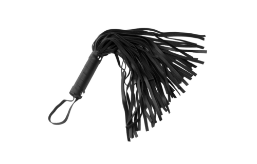 Pleather Pleasure Mini Flogger - Compact Hand Flogger Xr Brands