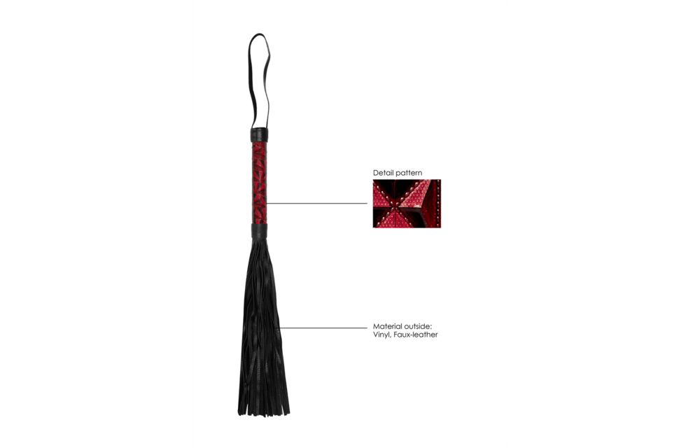 Ouch!-Zweep Rood 38,5 Cm | Krachtige Bdsm Zweep Kopen