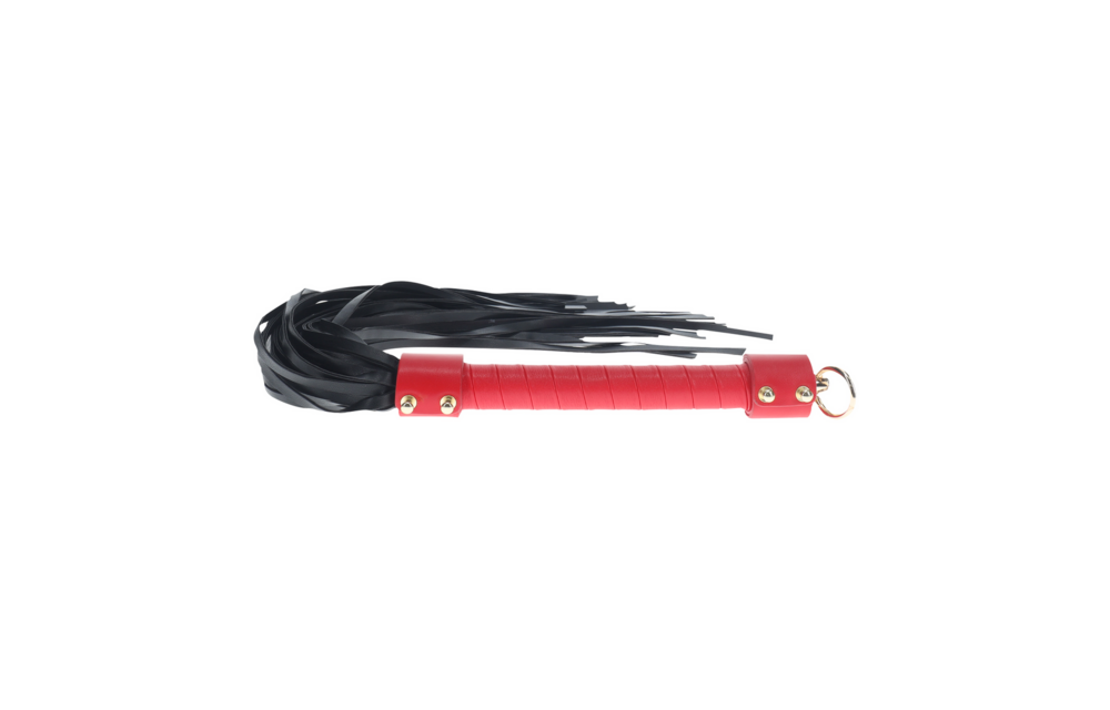 Milan Collectie - Flogger - Zwart/Rood