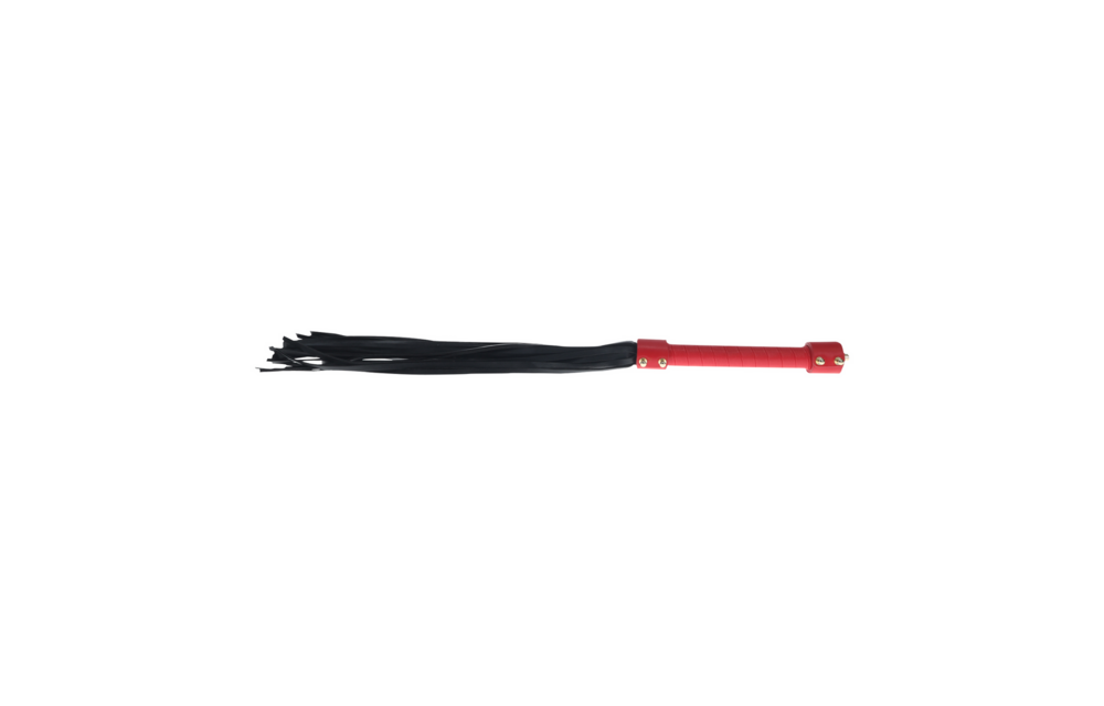 Milan Kollektion - Flogger - Schwarz/Rot