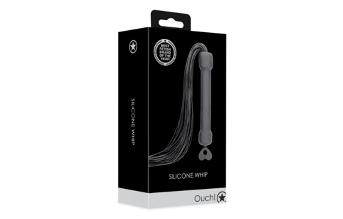 Beginners Silicone Flogger Black - Powerful & Versatile