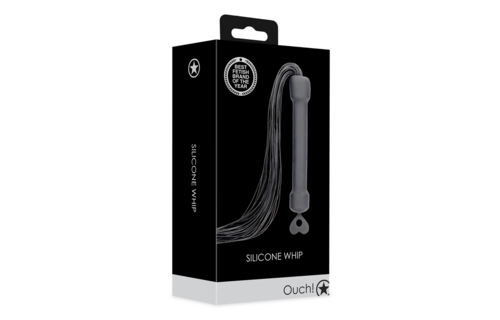 Beginners Silicone Whip - Black