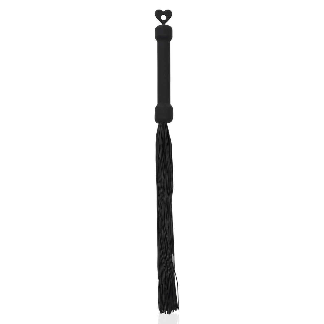 Beginners Silicone Flogger Black - Powerful & Versatile