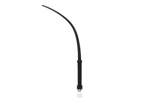 Silicone Tail Whip Black - Intense Pleasure & BDSM Sensation