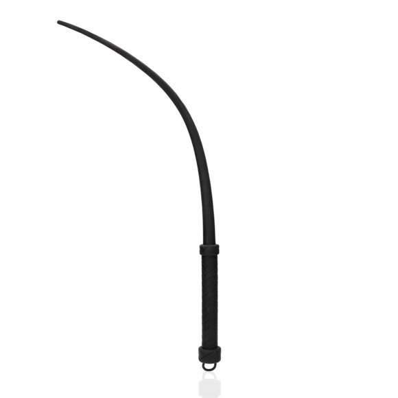 Silicone Tail Whip Black - Intense Pleasure & BDSM Sensation