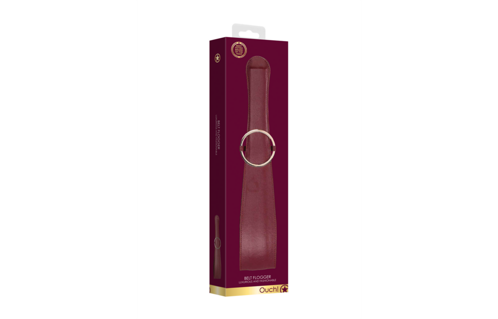 Gürtel-Flogger Ouch Halo – Stilvolles BDSM-Spiel & erotisches Vergnügen