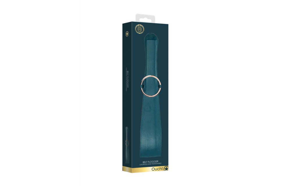 Gürtel-Flogger Ouch Halo – Luxuriöses Leder & erotisches Vergnügen