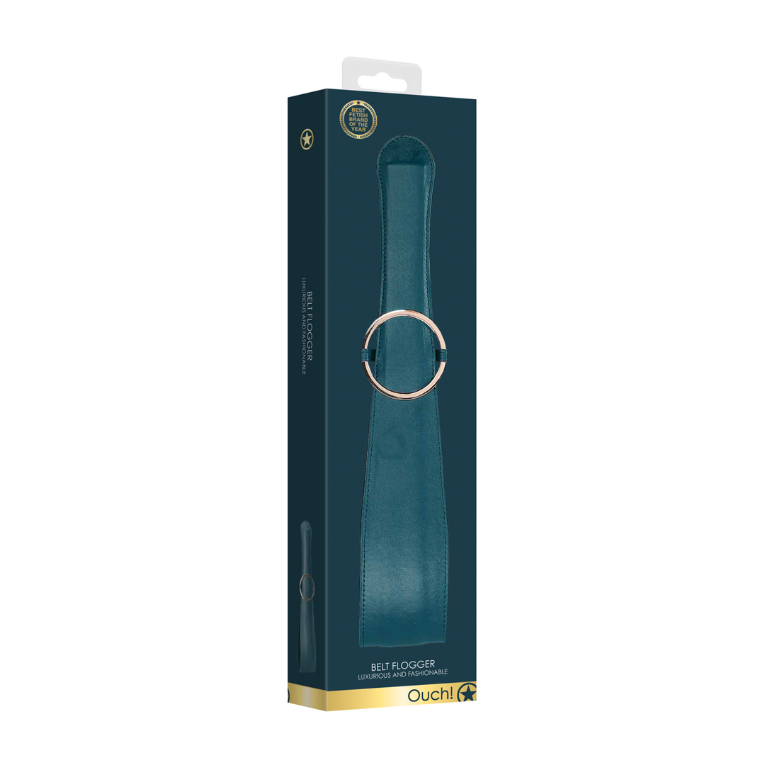 Gürtel-Flogger Ouch Halo – Luxuriöses Leder & erotisches Vergnügen