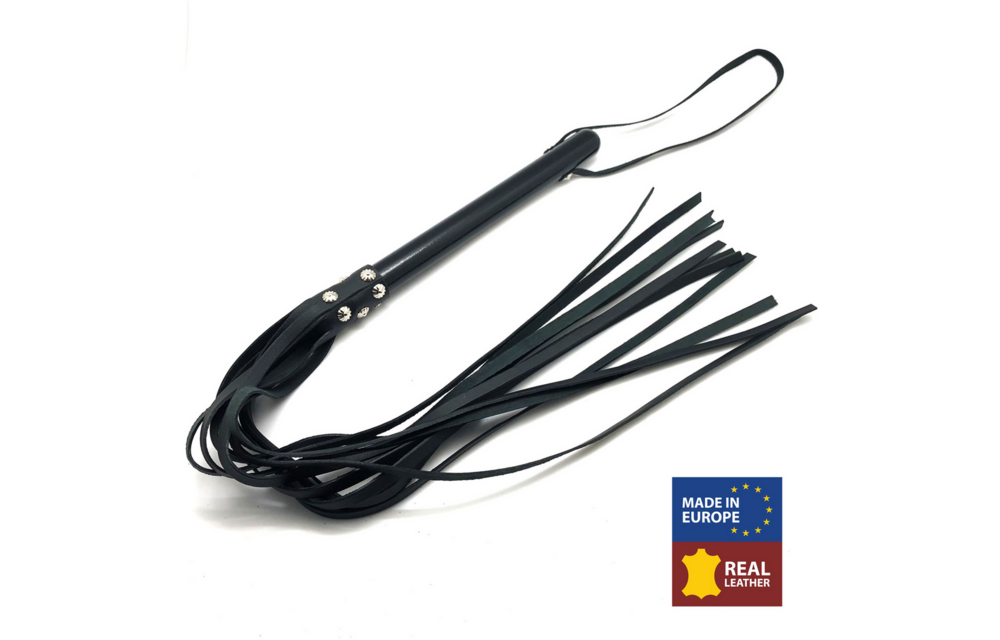 Zwarte Leren Martinet 78 Cm – Stijlvol & Duurzaam Europa