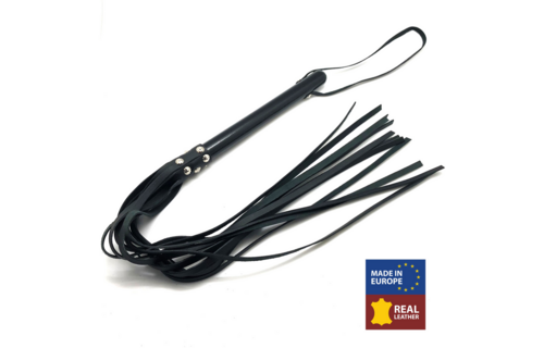 Zwarte Leren Martinet 78 Cm – Stijlvol & Duurzaam Europa