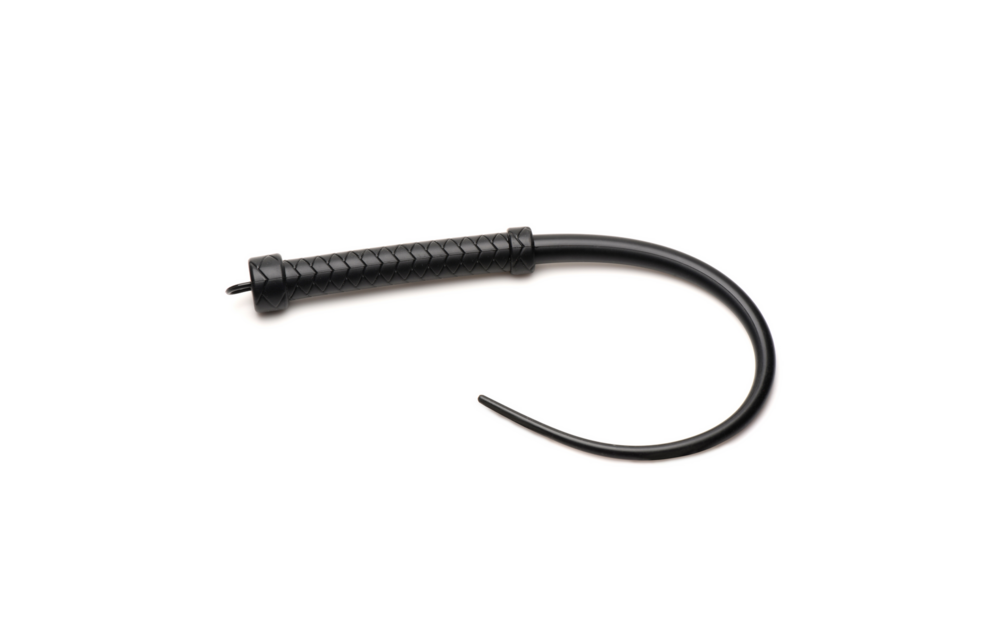 Viper Tail schwarze Silikonpeitsche – Kraftvoll & Langlebig