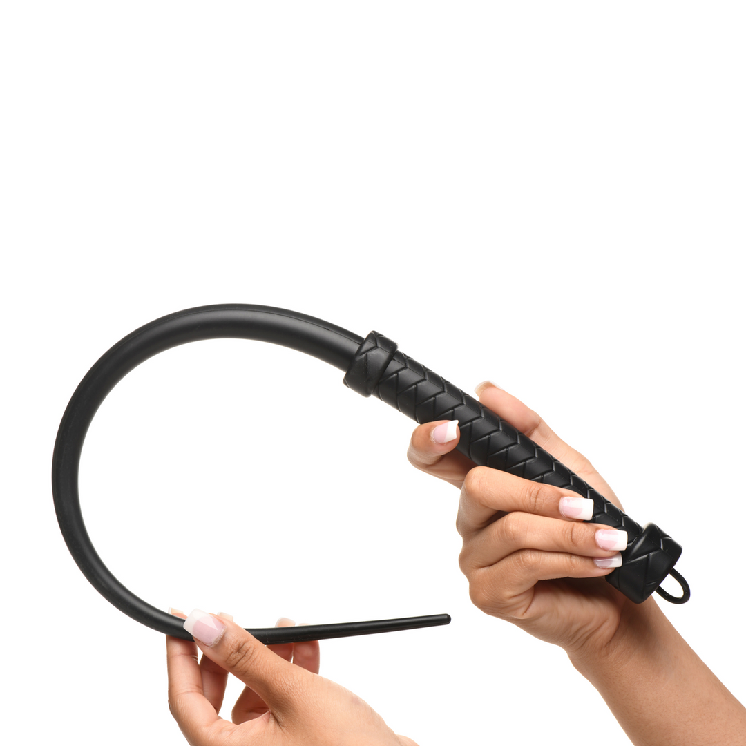 Viper Tail Black Silicone Whip – Powerful & Durable