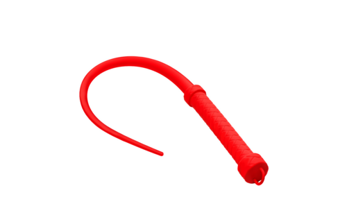 Viper Tail Peitsche rot – Kraftvolle Silikonpeitsche 62 cm