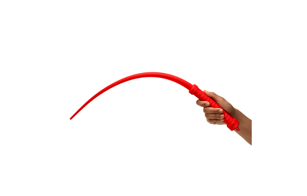 Viper Tail - Siliconen Whip - Rood