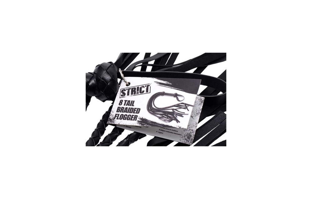 Braided Flogger Black | Playful & Sensual Pain Pleasure
