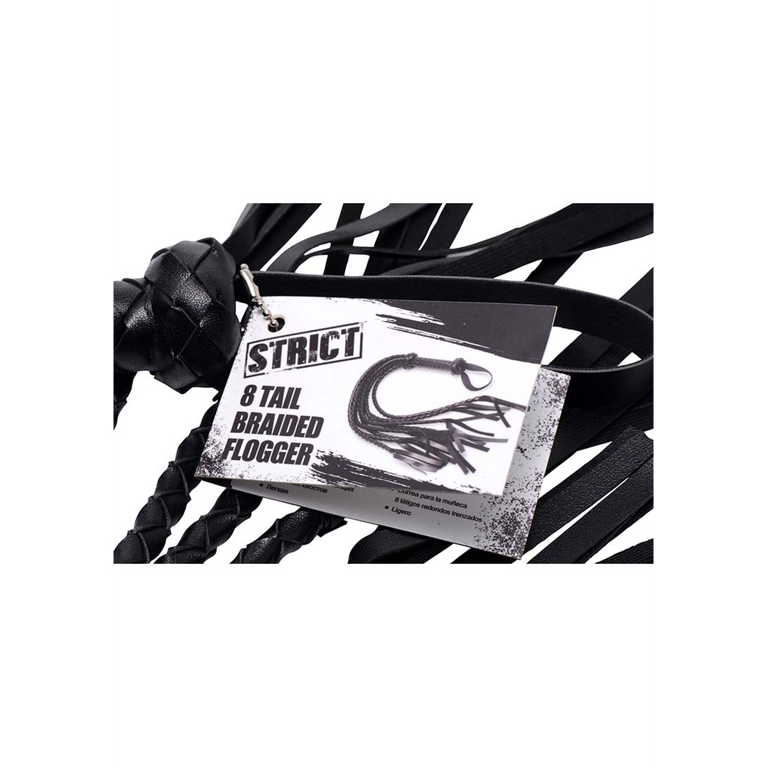 Braided Flogger Black | Playful & Sensual Pain Pleasure