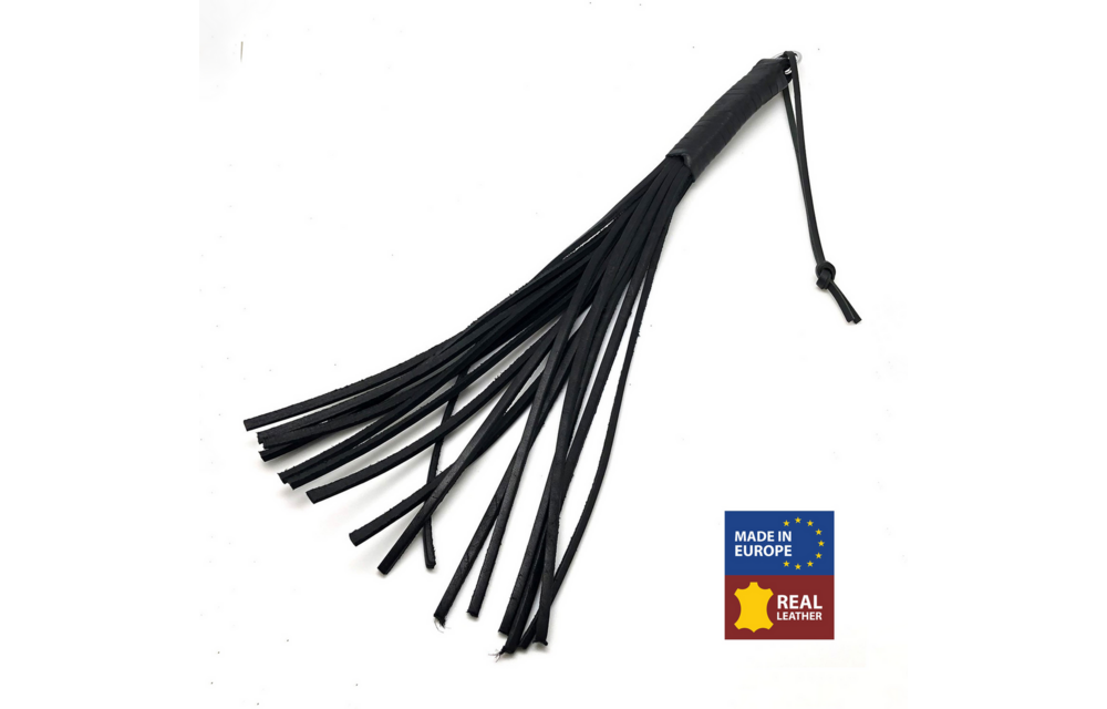 Martinet Leren Touwen 43 Cm Zwart | Duurzaam & Stijlvol