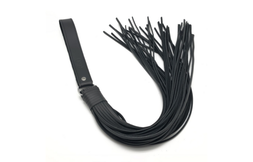 Martinet Leren Touwen 75 Cm Zwart | Stijlvol & Duurzaam