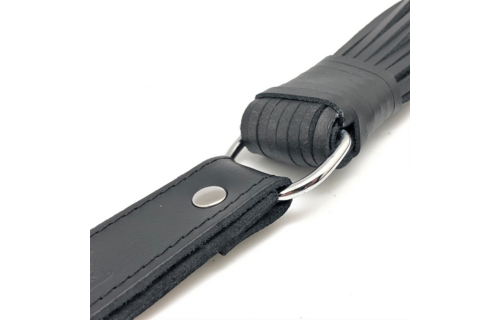 Martinet with Leather Strings - 75 cm - Black