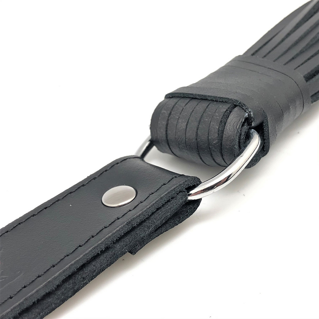 Martinet Leren Touwen 75 Cm Zwart | Stijlvol & Duurzaam