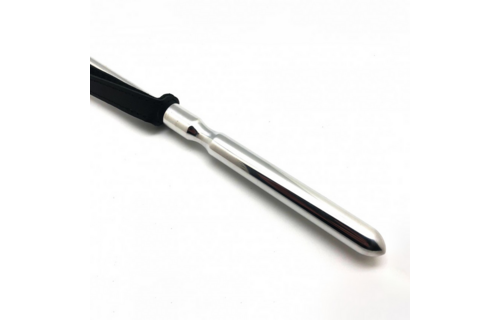 Zweep Metaal & Leer 52 cm Zwart/Zilver - Duurzaam & Stijlvol