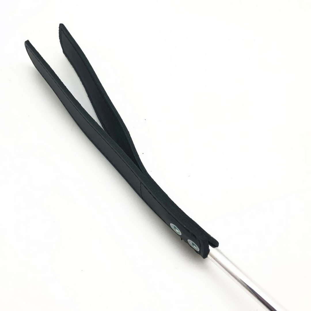 Zweep Metaal & Leer 70,5 cm Zwart/Zilver – Stijlvol & Duurzaam