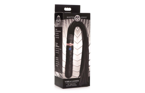 Vibra-Lasher: Vibrerende Dildo Flogger voor Spanning en Plezier