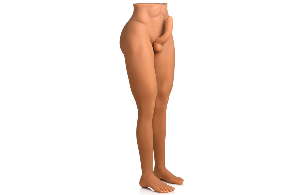 Jock Male Sex Partner with Thrusting Dildo