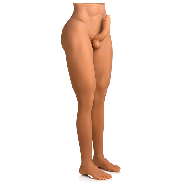 Jock Männlicher Sexpartner mit realistischem stoßendem Dildo