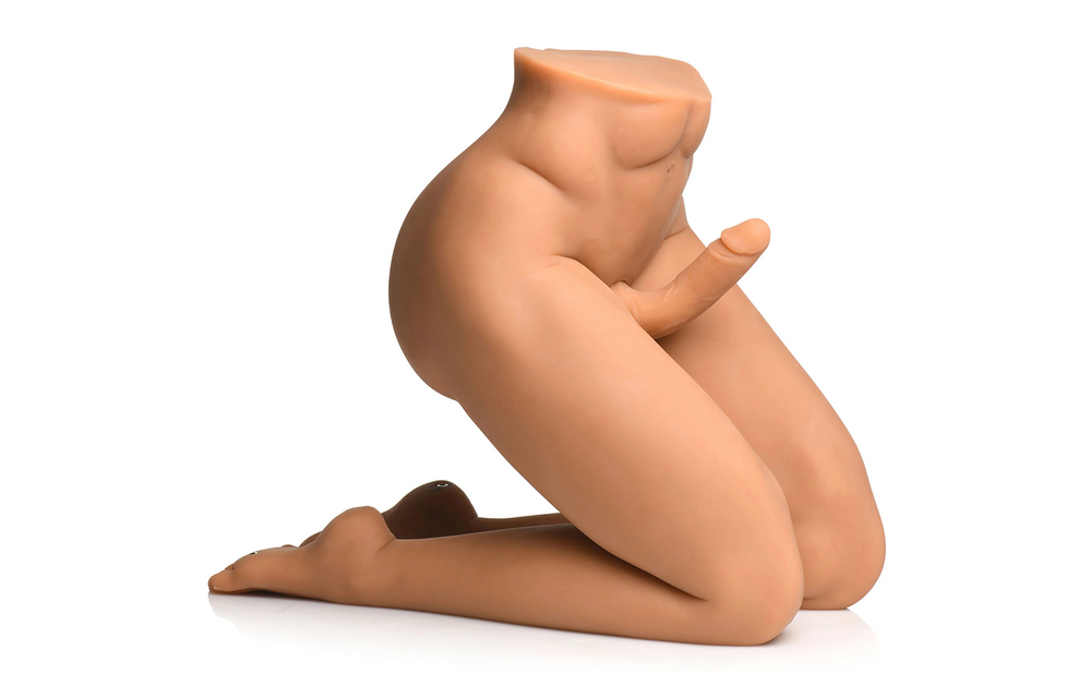 Jock Mannelijke Sekspartner met Realistische Stotende Dildo