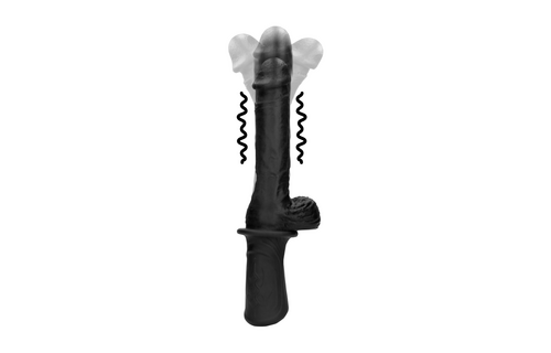 Portable Silicone Sex Machine Black – 13 Speeds of Pleasure