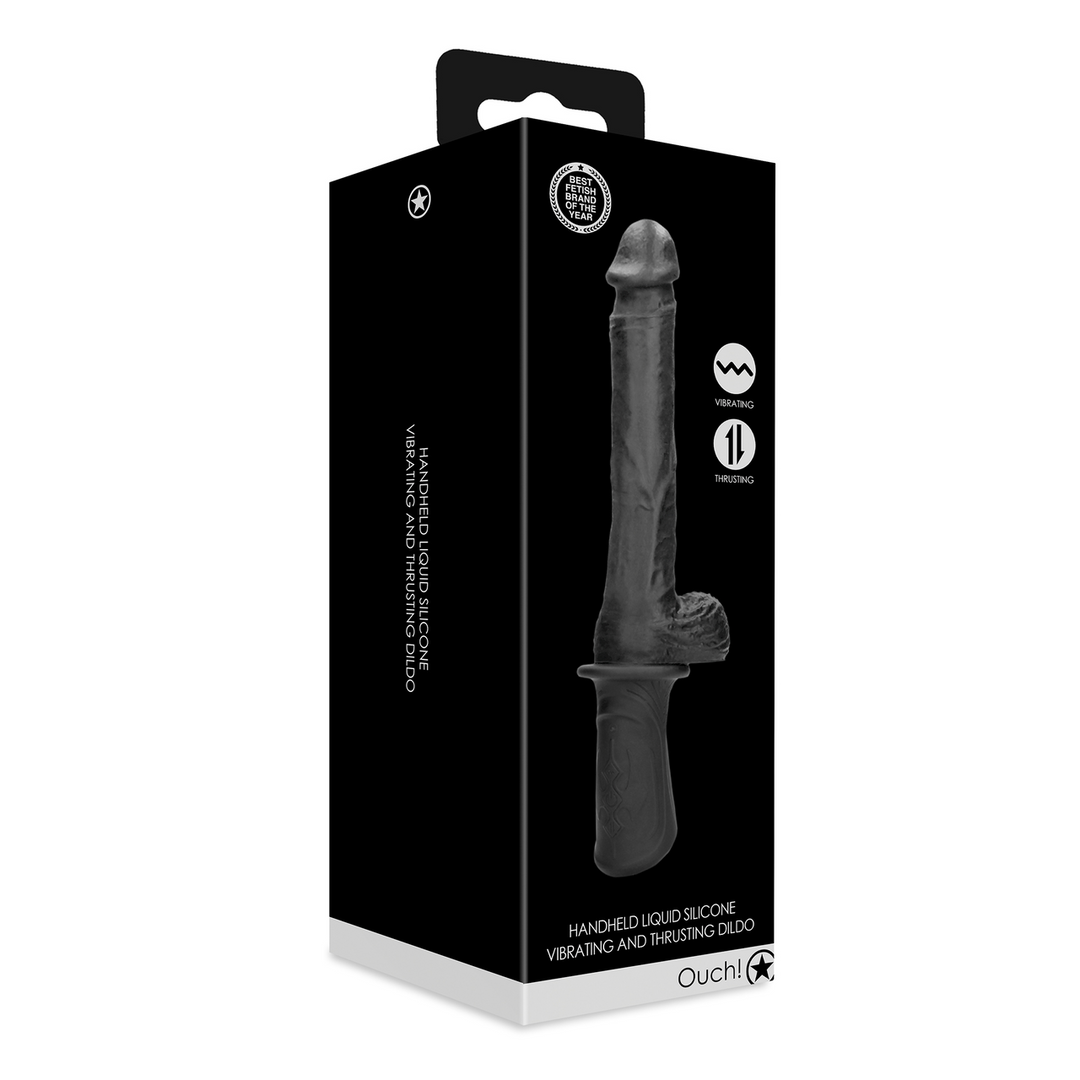 Portable Silicone Sex Machine Black – 13 Speeds of Pleasure