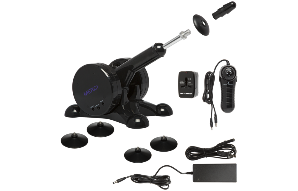 Power Banger Fuck Machine Black with Wireless Remote Control