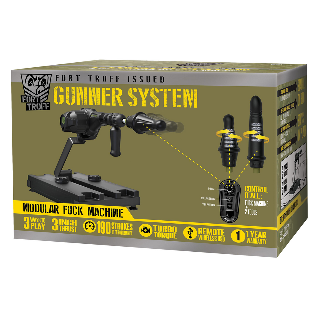 Gunner Systeem 3-in-1 Modulaire Fuck Machine - Ultiem Plezier