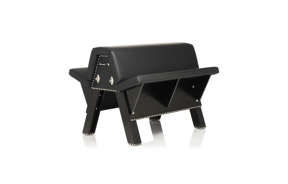 Bareback Submission Horse Black - Stylish Bondage Bench
