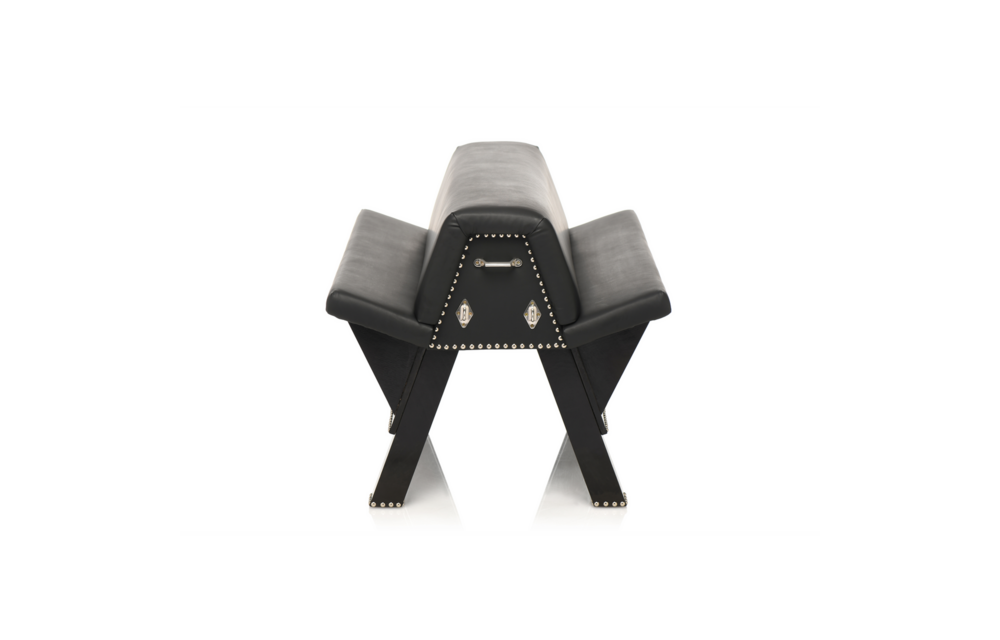 Bareback Submission Horse Black - Stylish Bondage Bench