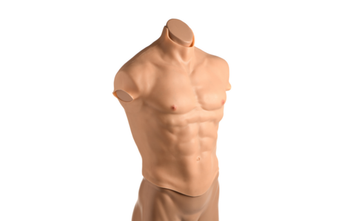 Ripped Silicone Men's Chest Medium | Instantly Muscular & Strong
