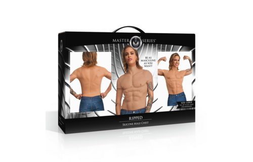 Ripped Silikon-Männerbrust-Shirt – Kraft & Selbstbewusstsein