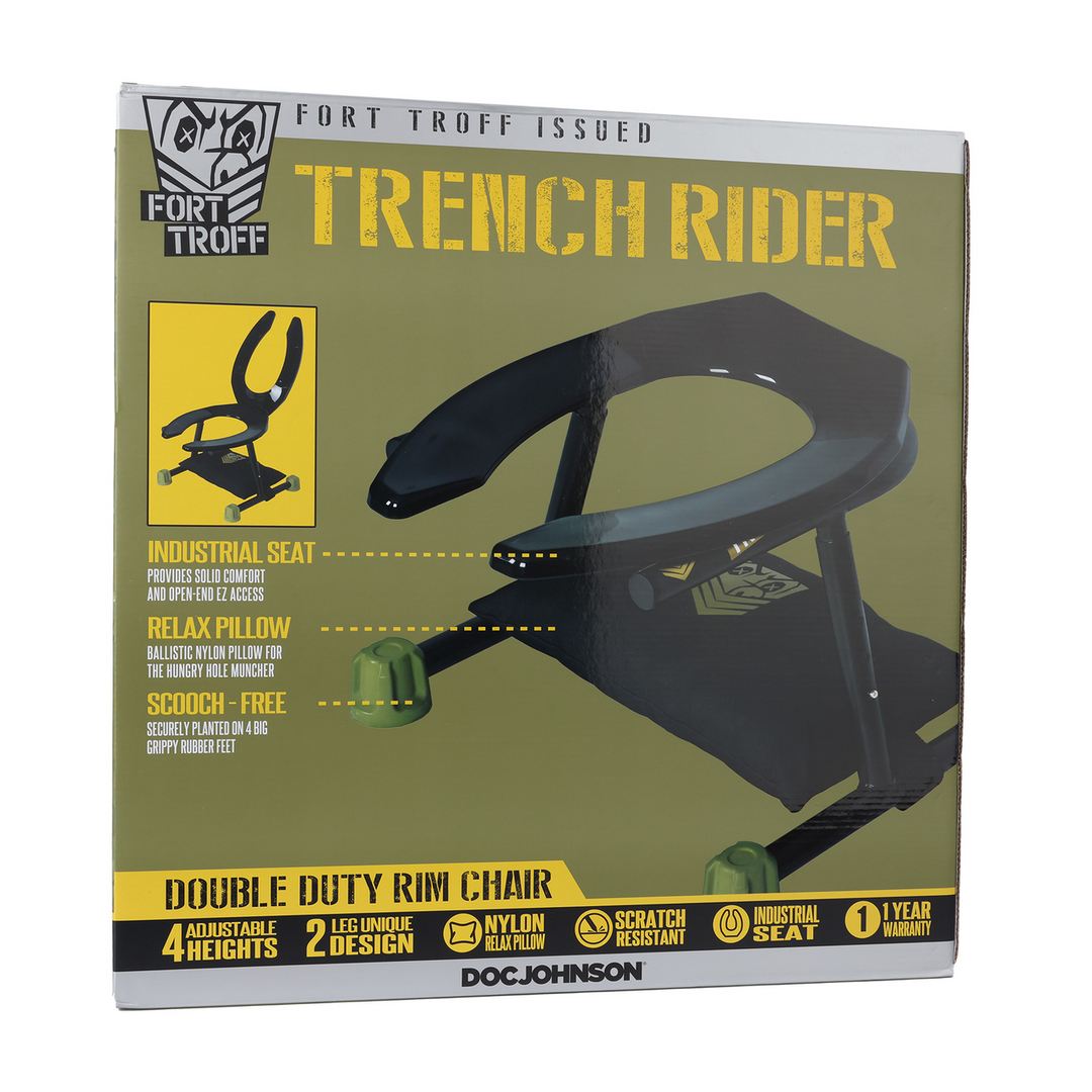 Trench Rider toiletbril | Ultiem comfort voor spit shiners