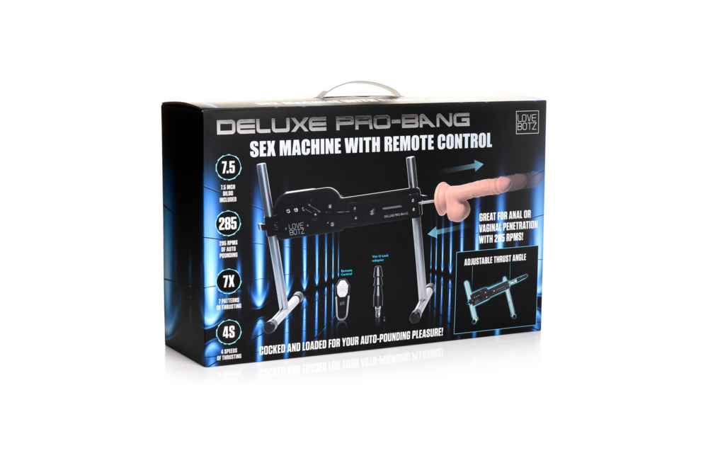 Deluxe Pro-Bang Sexmaschine mit Fernbedienung & Dildo