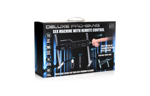 Deluxe Pro-Bang Sex Machine with Remote Control & Dildo