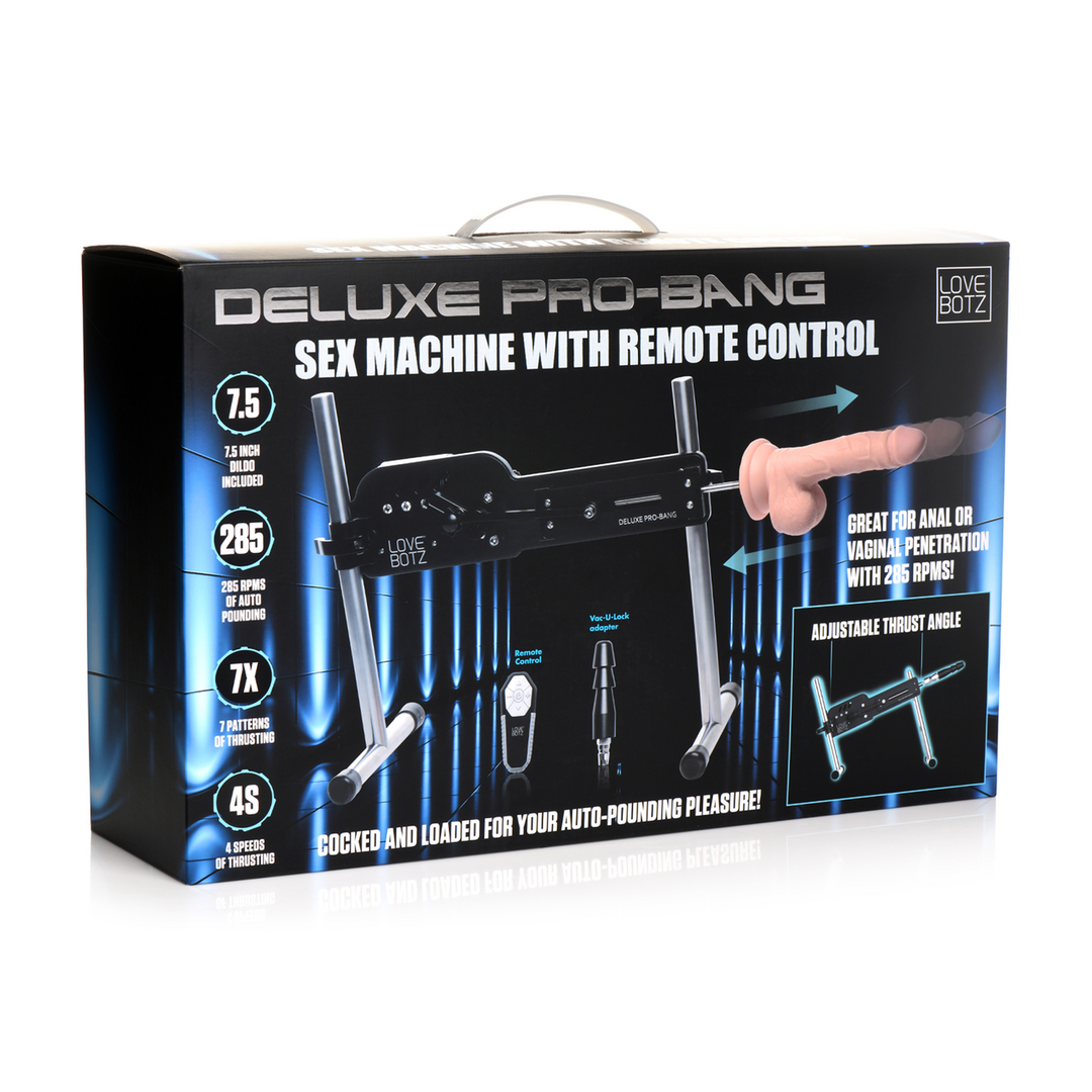 Deluxe Pro-Bang Sex Machine with Remote Control & Dildo