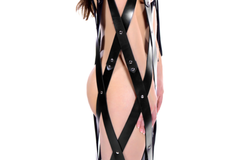 Hanging Leather Strap Cage – Strong, Comfortable & Safe