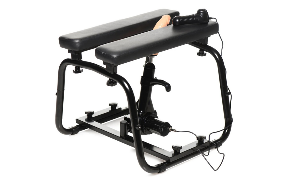 Deluxe Bangin' Bench with Sex Machine - Black & Comfortable